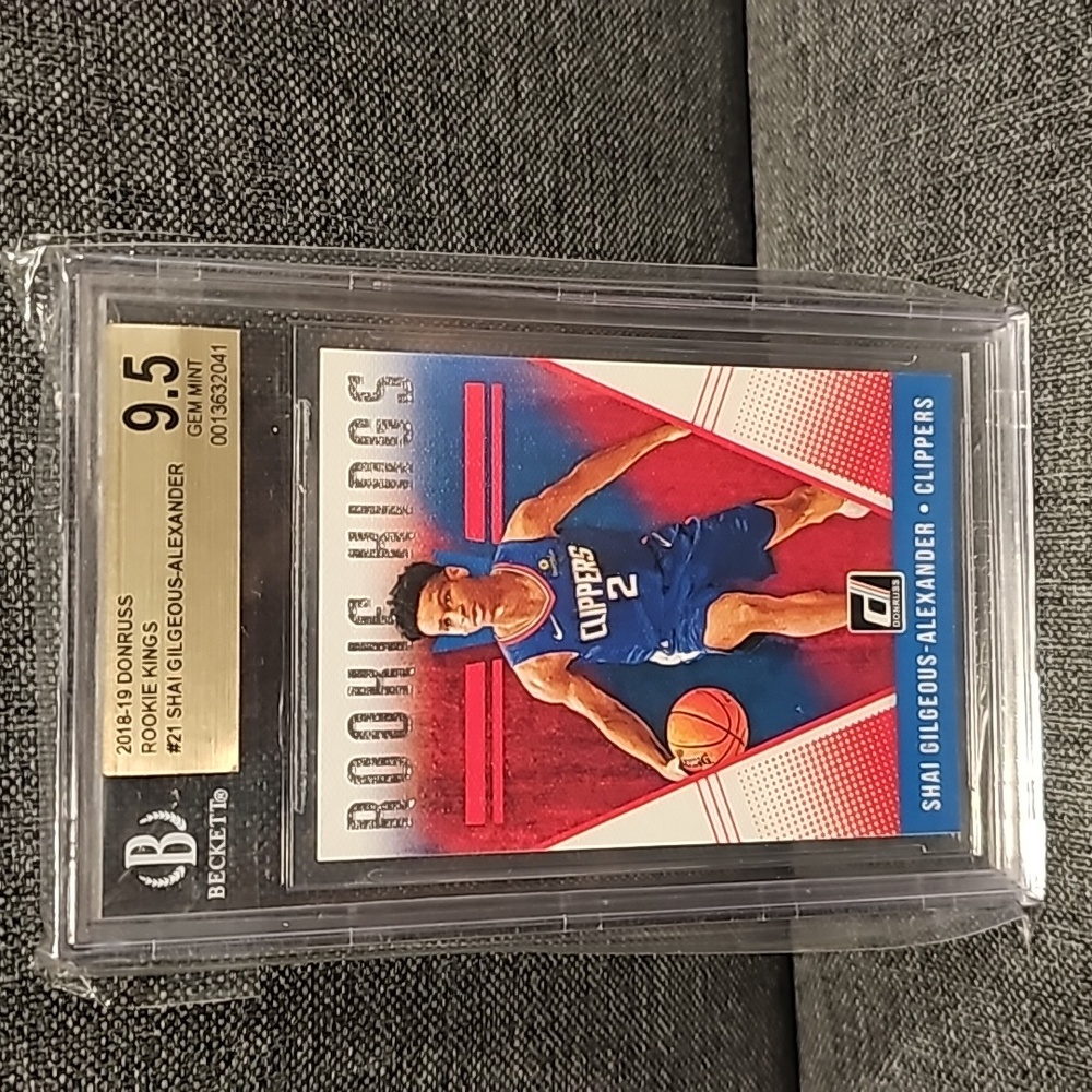 2018-2019 Donruss Rookie Kings Shai Gilgeous-Alexander BGS 9.5 Gem Mint rookie
